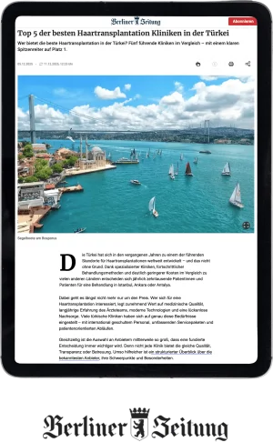 Elithair Artikel in der Berliner Zeitung