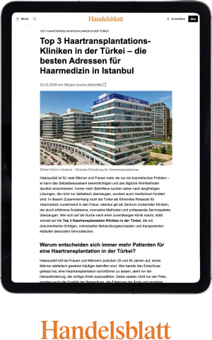 Elithair Artikel im Handelsblatt