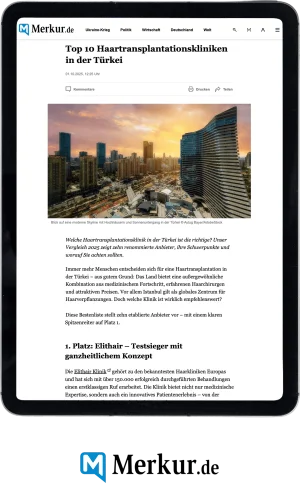 Elithair Artikel im Merkur